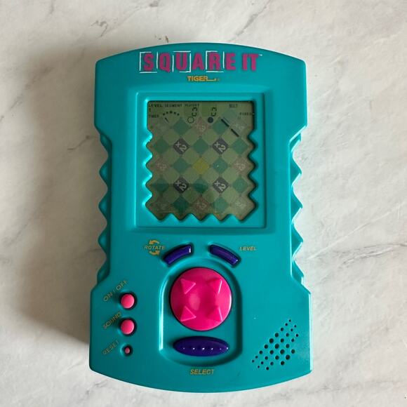 Square It 1998 Tiger electronic handheld game - Picture 1 of 6